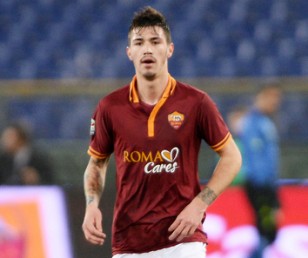 ROMA, ITALIA 1 MARZO 2014 - CAMPIONATO ITALIANO DI CALCIO SERIE A 2013/2014 - ROMA VS INTER. - NELLA FOTO: ROMAGNOLI IN AZIONE