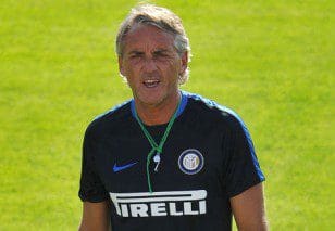 ITALIA- RITIRO ESTIVO FC.INTERNAZIONALE-RISCONE DI BRUNICO- ROBERTO MANCINI
