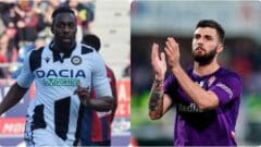 Udinese-Fiorentina Tabellino e cronaca