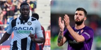 Udinese-Fiorentina Tabellino e cronaca