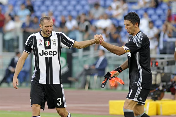 Chiellini e Buffon