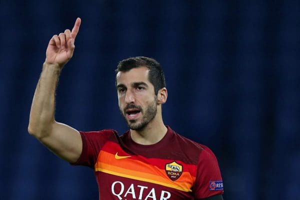 L'esultanza di Mkhitaryan Roma