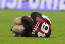 Infortunio Gabbia: esiti degli esami in vista della Supercoppa