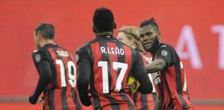 Esultanza Spezia Milan