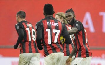 Esultanza Spezia Milan