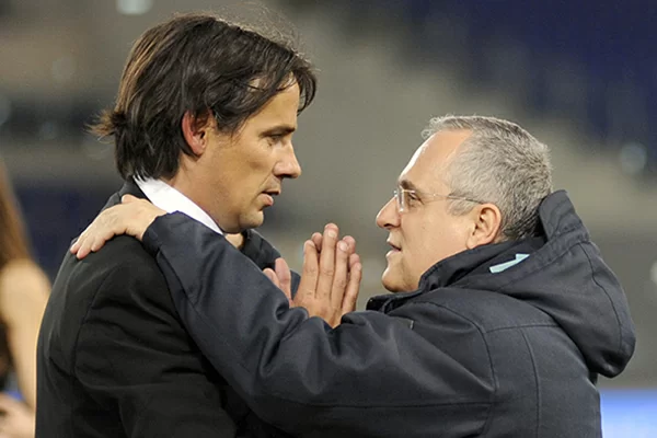 Lotito e Inzaghi