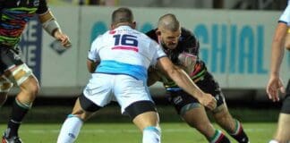 Oliviero Fabiani carica contro i Cardiff Blues