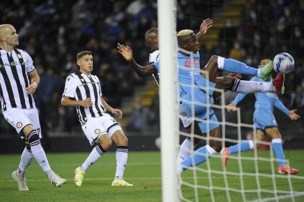 Osimhen Udinese Napoli, risultato, tabellino e highlights