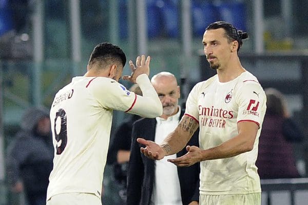 SERIE A TIM 2021-2022: ROMA VS MILAN Giroud Ibrahimovic