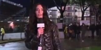 Greta Beccaglia molestata