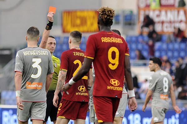 Zaniolo espulsione Zaniolo