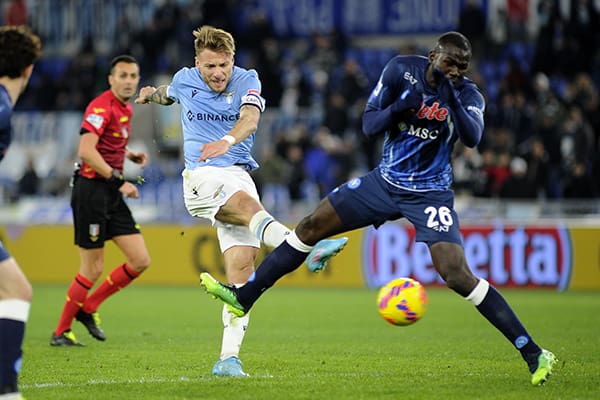 CIRO IMMOBILE AL TIRO ( FOTO DI SALVATORE FORNELLI ) Lazio Napoli, risultato, tabellino e highlights
