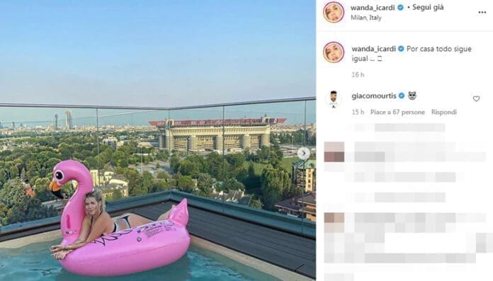 Wanda Nara attico Wanda Nara attico