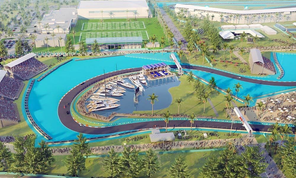 Lago artificiale Miami GP Yatch Club