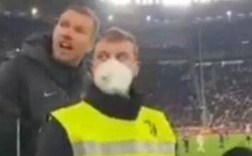 Dzeko tifoso juve