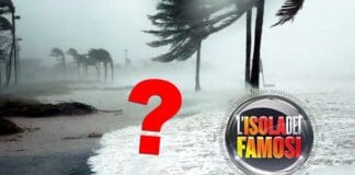 Tempesta isola dei famosi