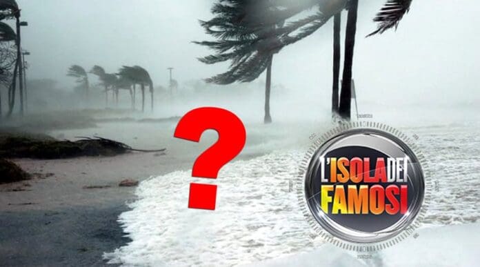 Tempesta isola dei famosi