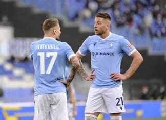 Milinkovic Savic e Immobile