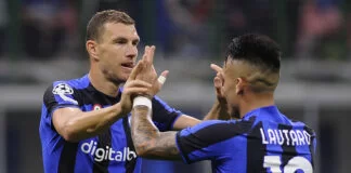 Dzeko e Lautaro Martinez