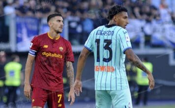 ederson e lorenzo pellegrini ( foto di salvatore fornelli )