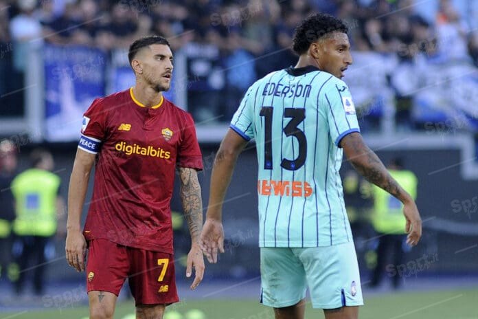 Ederson e Lorenzo Pellegrini ( FOTO DI SALVATORE FORNELLI ) ederson e lorenzo pellegrini ( foto di salvatore fornelli )