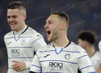 l’esultanza di koopmeiners ( foto di salvatore fornelli )