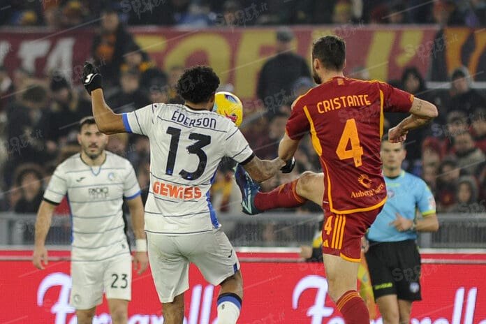 ederson e cristante ( foto di salvatore fornelli )
