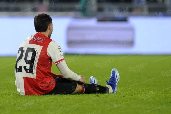 gimenez attaccante feyenoord ( foto di salvatore fornelli )