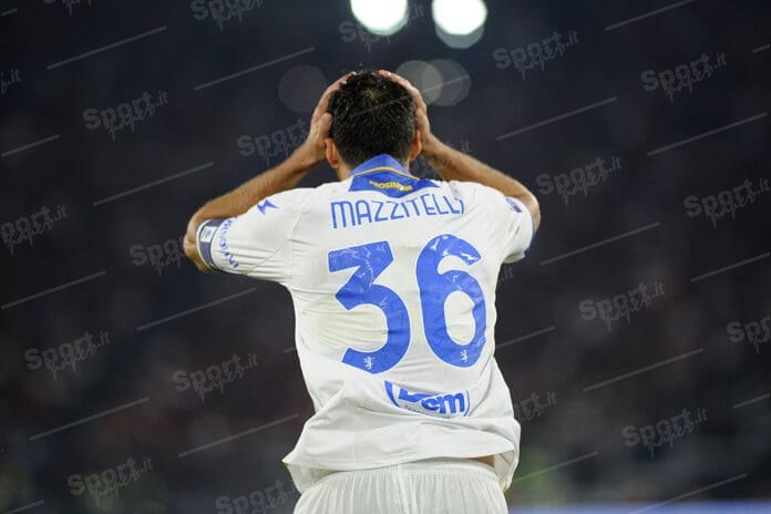 mazzitelli rammaricato ( foto di salvatore fornelli )