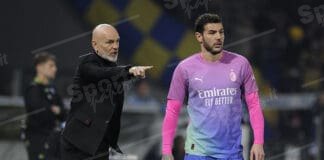 stefano pioli e theo hernandez ph: fornelli/keypress