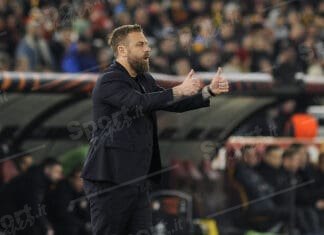 De Rossi: “Stanno tutti bene a parte Karsdorp. Brava la società a darci tutta questa serenità” uefa europa league 2023 2024: roma vs feyenoord