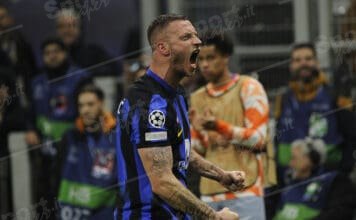 esultanza marko arnautovic ( foto di salvatore fornelli )