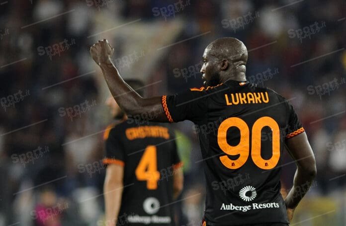 esultanza romelu lukaku ( foto di salvatore fornelli )