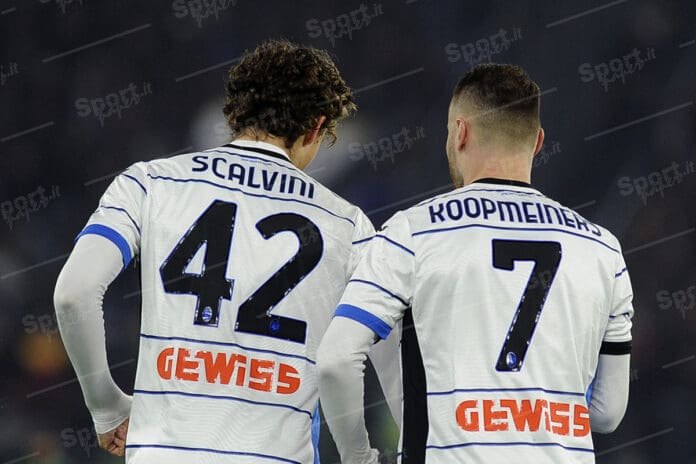 SCALVINI E KOOPMEINERS ( FOTO DI SALVATORE FORNELLI ) scalvini e koopmeiners ( foto di salvatore fornelli )