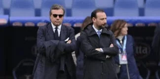 cristiano giuntoli e giovanni manna ( foto di salvatore fornelli )