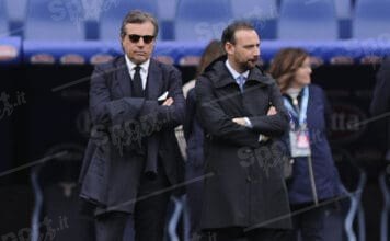 cristiano giuntoli e giovanni manna ( foto di salvatore fornelli )