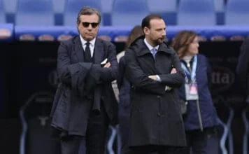 cristiano giuntoli e giovanni manna ( foto di salvatore fornelli )