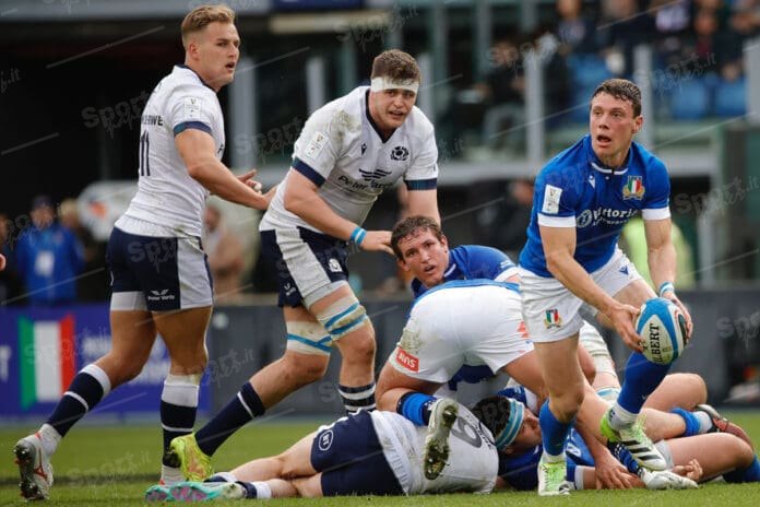rugby 6 nazioni 2024 italia vs scozia ( foto keypress )