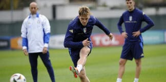 raduno nazionale italiana di calcio a roma