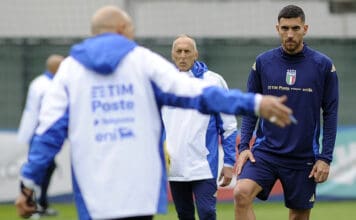 raduno nazionale italiana di calcio a roma