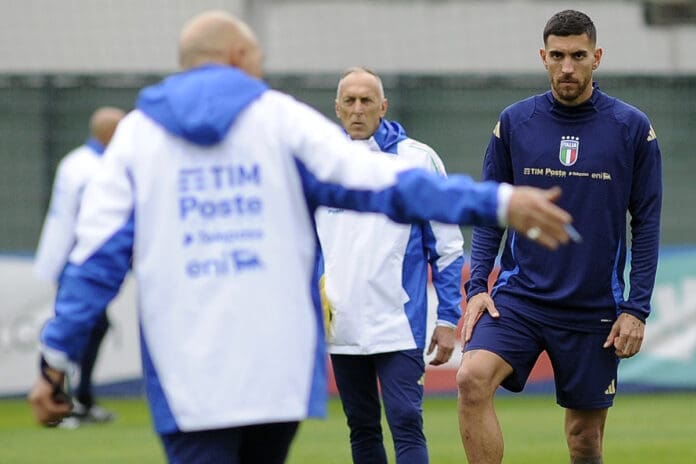 raduno nazionale italiana di calcio a roma