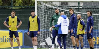raduno nazionale italiana di calcio a roma