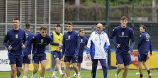 raduno nazionale italiana di calcio a roma