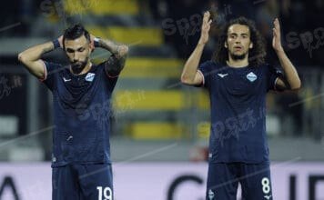castellanos e guendouzi rammaricati ( foto di salvatore fornelli )