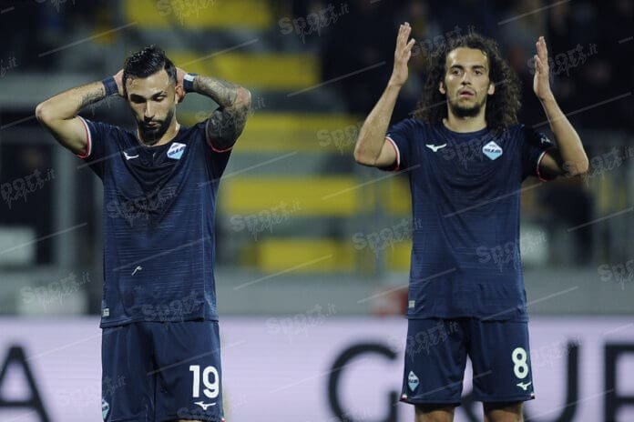castellanos e guendouzi rammaricati ( foto di salvatore fornelli )