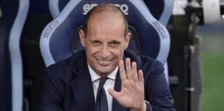 massimiliano allegri sorridente ( foto di salvatore fornelli )