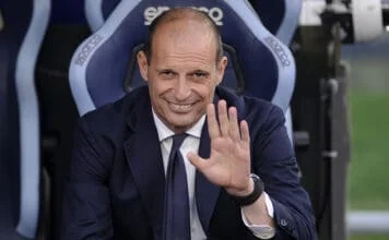 massimiliano allegri sorridente ( foto di salvatore fornelli )