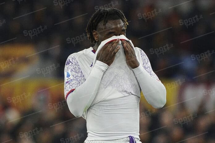 LA DELUSIONE DI NZOLA ( FOTO FORNELLI/KEYPRESS ) la delusione di nzola ( foto fornelli/keypress )