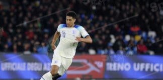 bellingham in azione ( foto di salvatore fornelli )