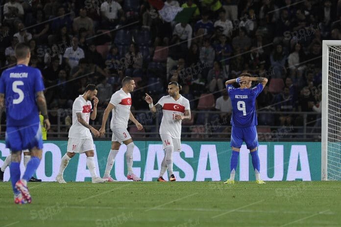amichevole di calcio italia vs turchia